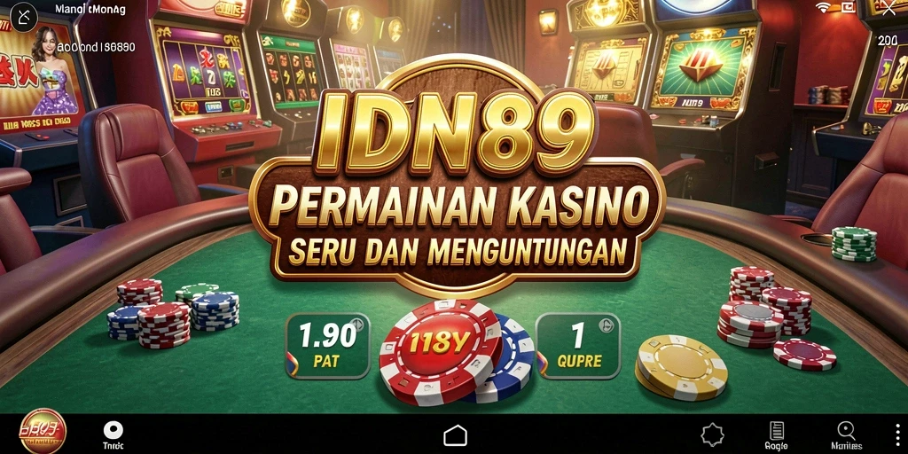 Tampilan menarik dari gameplay Kasino di IDN89 yang mengasyikkan.